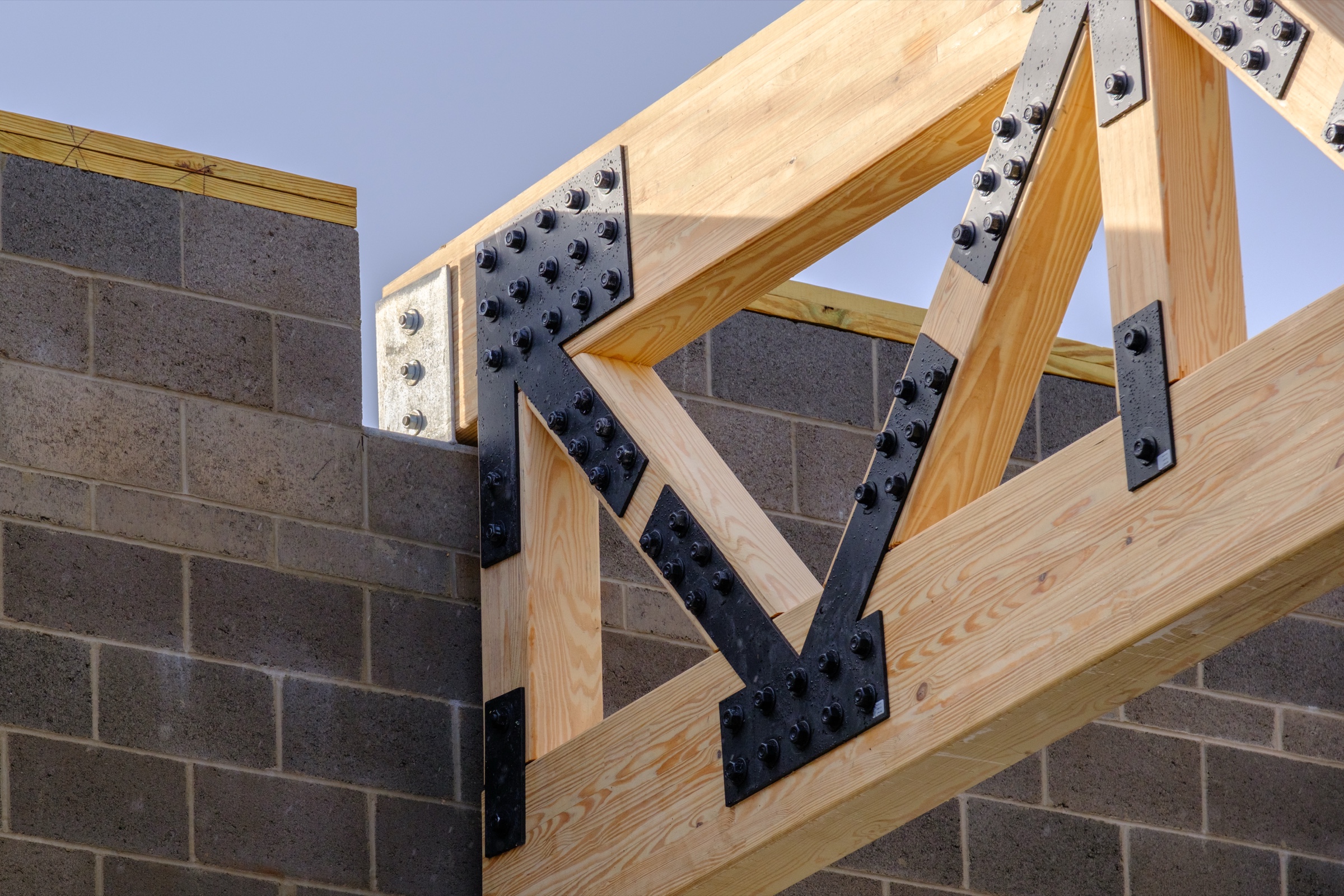 Timber truss detail, Cranston RI